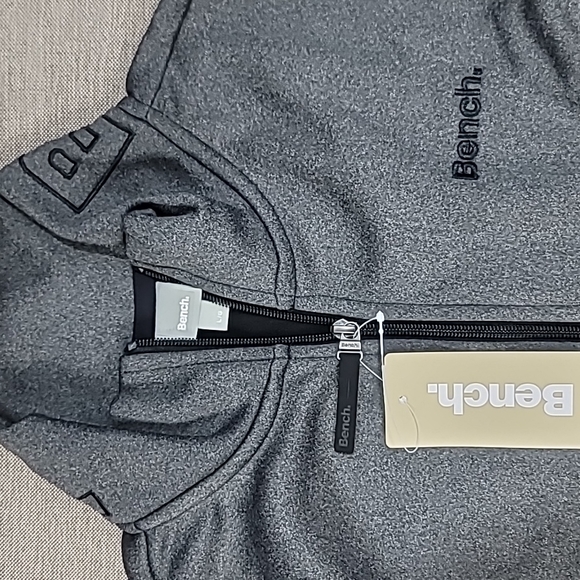 Brand New With Tag : Bench Men’s Full Zip Jacket. GREY only - Picture 3 of 10